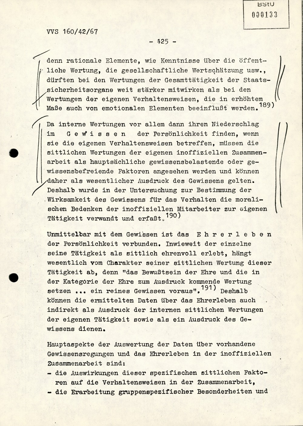 Dissertation "Die Wirksamkeit moralischer Faktoren im Verhalten der Bürger der DDR zur inoffiziellen Zusammenarbeit mit dem MfS"
