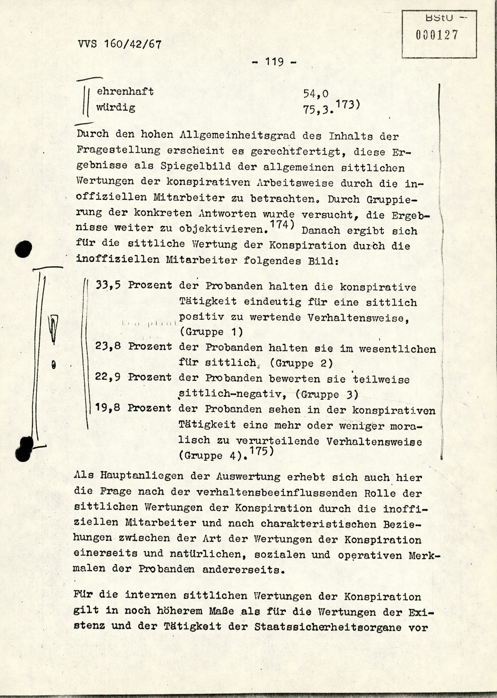 Dissertation "Die Wirksamkeit moralischer Faktoren im Verhalten der Bürger der DDR zur inoffiziellen Zusammenarbeit mit dem MfS"