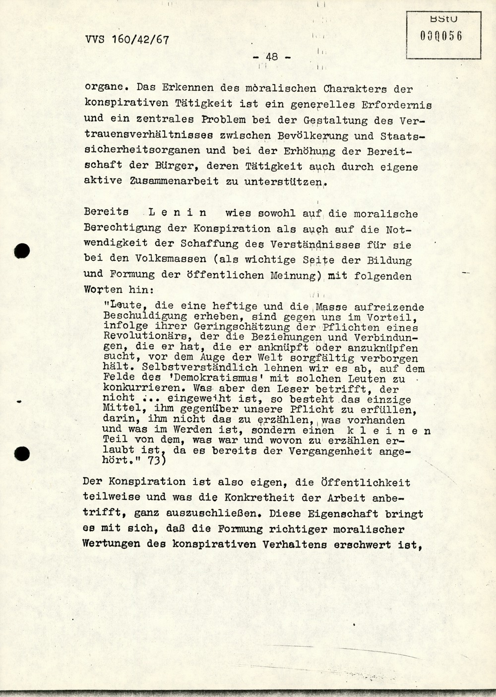 Dissertation "Die Wirksamkeit moralischer Faktoren im Verhalten der Bürger der DDR zur inoffiziellen Zusammenarbeit mit dem MfS"