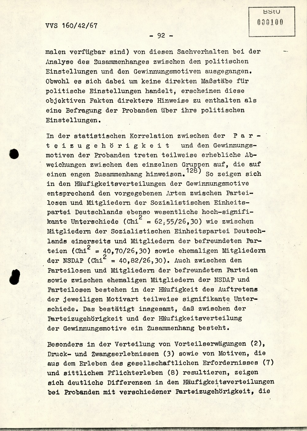 Dissertation "Die Wirksamkeit moralischer Faktoren im Verhalten der Bürger der DDR zur inoffiziellen Zusammenarbeit mit dem MfS"