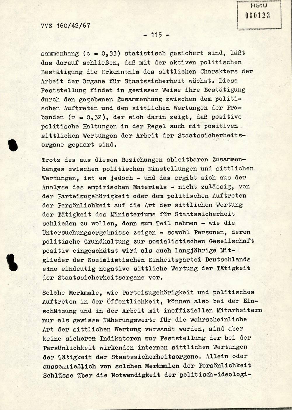 Dissertation "Die Wirksamkeit moralischer Faktoren im Verhalten der Bürger der DDR zur inoffiziellen Zusammenarbeit mit dem MfS"