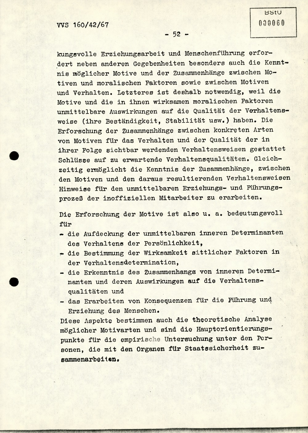 Dissertation "Die Wirksamkeit moralischer Faktoren im Verhalten der Bürger der DDR zur inoffiziellen Zusammenarbeit mit dem MfS"