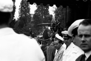 Empfang der britischen Königin Elizabeth II. am Rathaus Schöneberg 1965