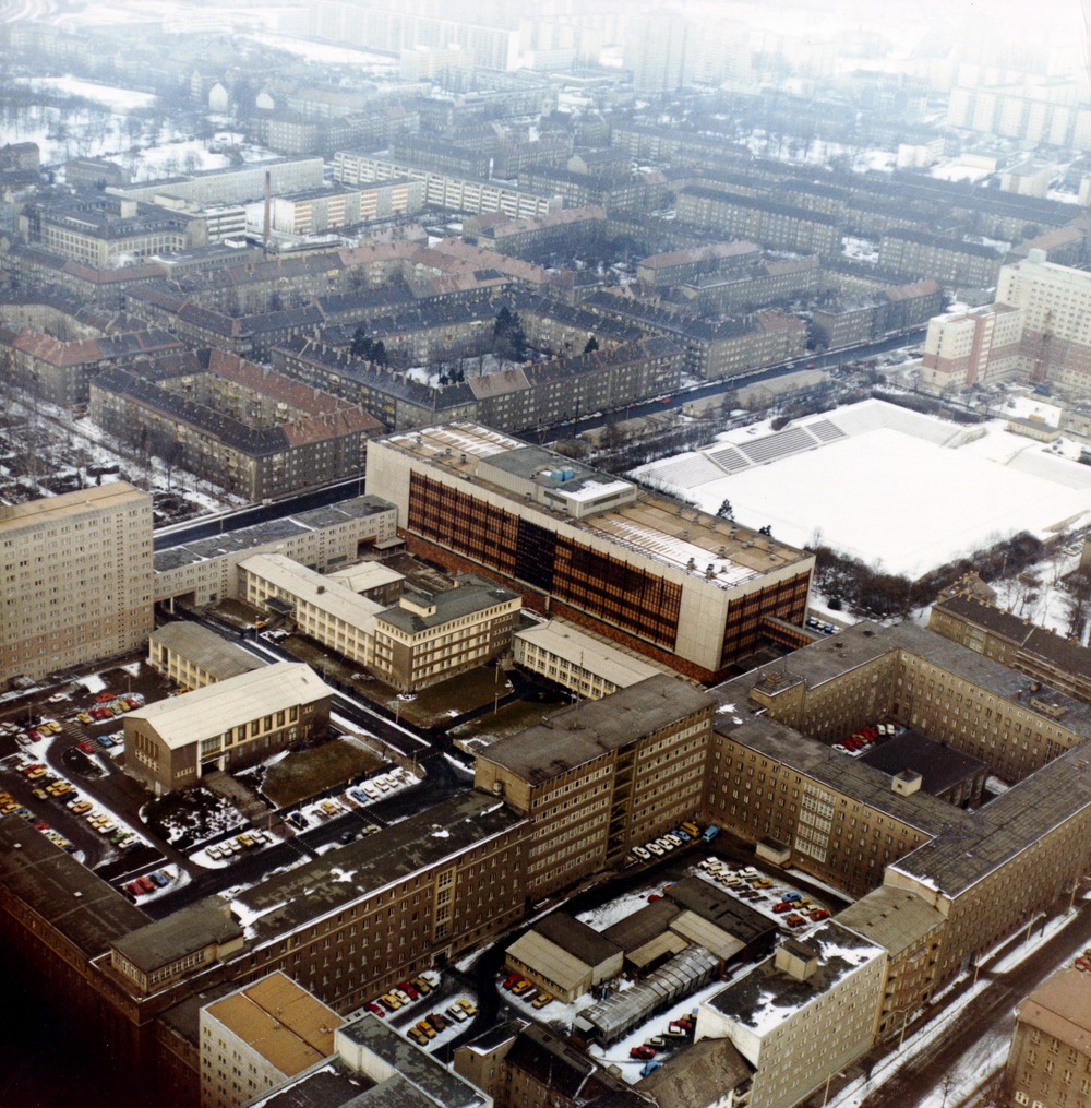 Luftbildaufnahmen der Stasi-Zentrale