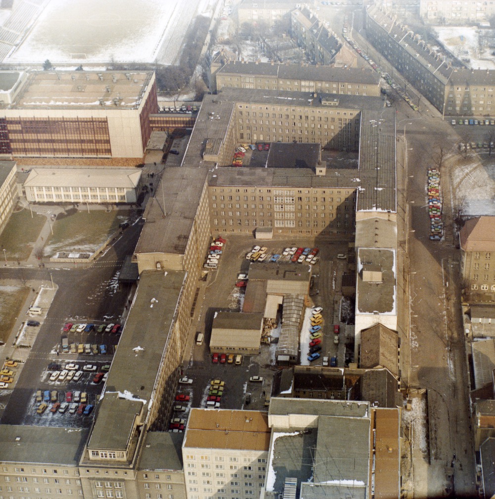 Luftbildaufnahmen der Stasi-Zentrale