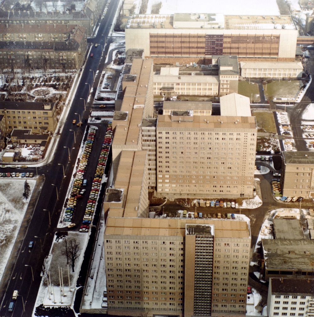 Luftbildaufnahmen der Stasi-Zentrale