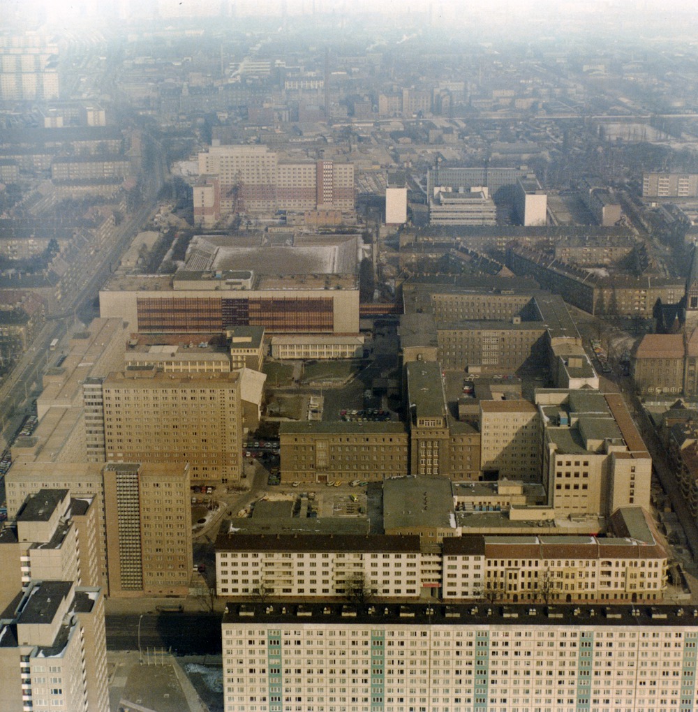 Luftbildaufnahmen der Stasi-Zentrale