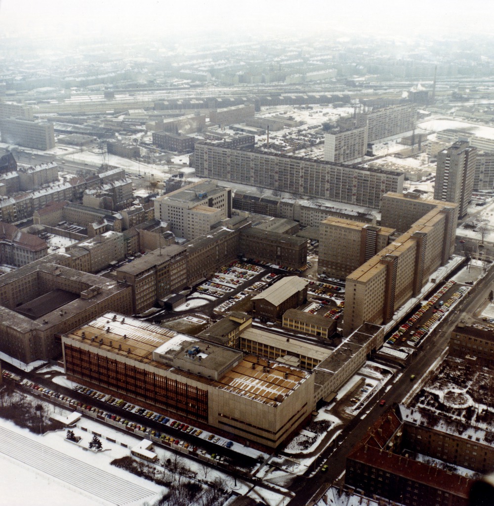 Luftbildaufnahmen der Stasi-Zentrale