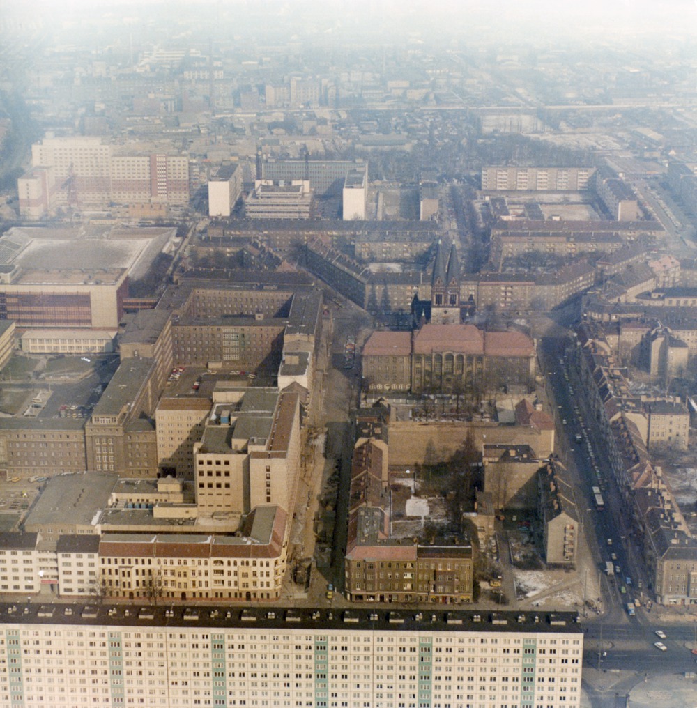 Luftbildaufnahmen der Stasi-Zentrale