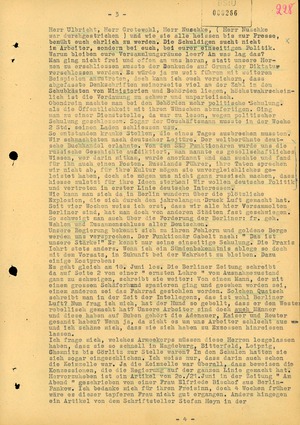 Stasi-Aufzeichnung der Rede eines Brigadiers in Torgelow während des Volksaufstandes