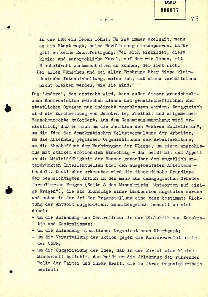Gutachten über die literarischen Werke von Jürgen Fuchs