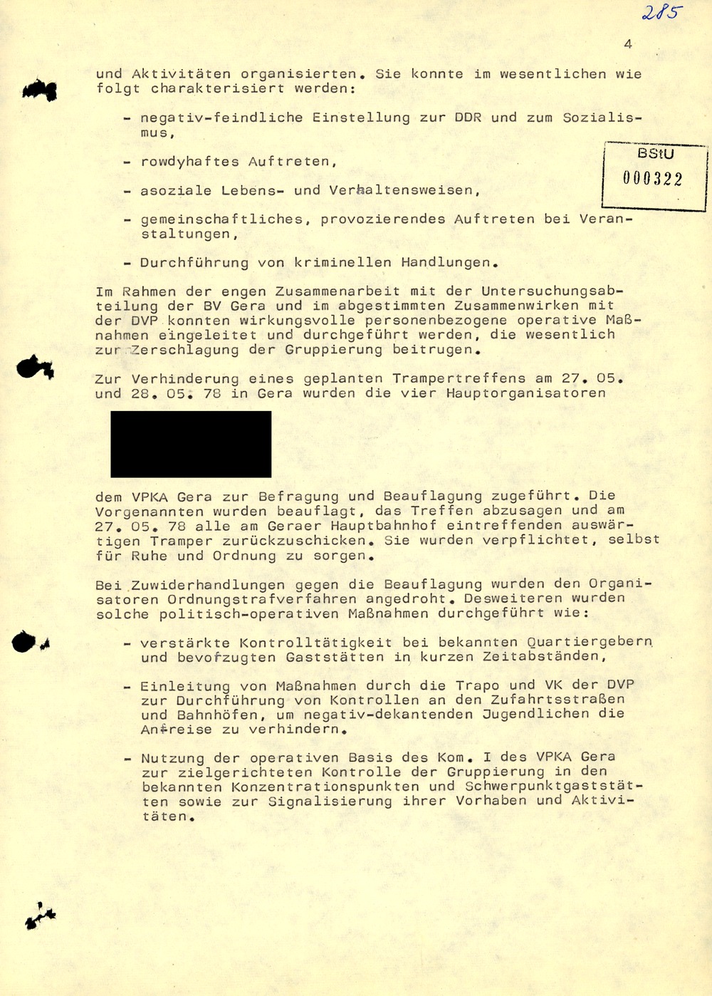 Abschlussbericht zum Operativen Vorgang "Tramper"