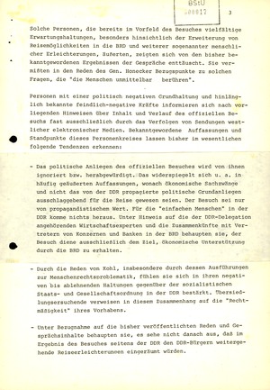Reaktionen der DDR-Bevölkerung auf den Besuch von Erich Honecker in der BRD