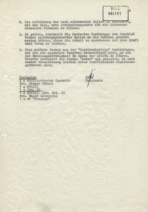 Sachstandsbericht OV "Stachel" gegen die KPD/ML - Sektion DDR