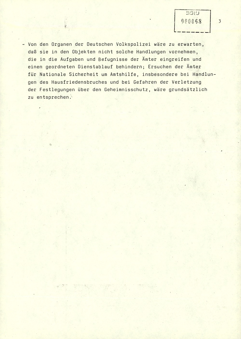 "Hinweise zum Zusammenwirken des Amtes für Nationale Sicherheit, des Ministeriums für Innere Sicherheit und der Staatsanwälte auf verschiedenen Ebenen"
