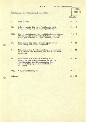 Sicherungskonzeption für das Stasi-Krankenhaus Berlin-Buch